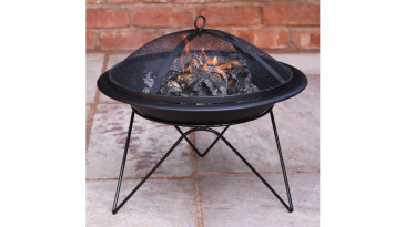 Gardeco - Quasar Fire Pit With Easy to Assemble Stand