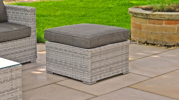 Liv Outdoors - Heritage Footstool for Sofa - 64cm x 64cm x 33cm