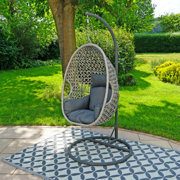 Liv Outdoors - Kingston Rattan Hanging Egg Chair