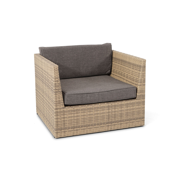 Liv Outdoors - Windsor Armchair for Modular Rattan Sofa in Willow