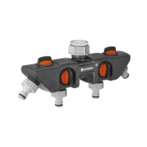 Gardena - Premium Four Channel Water Distributor Tap Connector