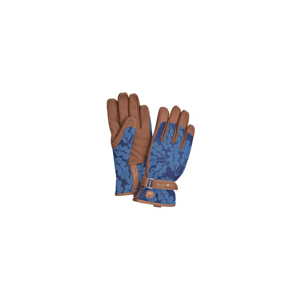 Burgon & Ball - Love The Glove - Oak Leaf - Navy - S/M - Hardwearing Garden Gloves