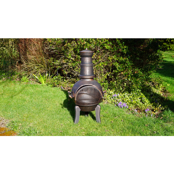 Gardeco - Granada Medium Cast Iron Chimenea