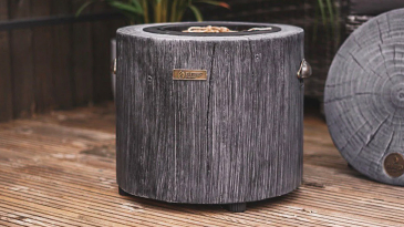 Eco Fuego - Black / Grey Fire pit & Extra Refill Bundle Smokeless Fire Pit