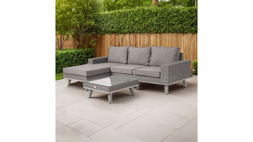 Liv Outdoors - Denver Corner sofa & Coffee Table - Left Hand