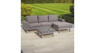 Liv Outdoors - Denver Corner sofa & Coffee Table - Right Hand
