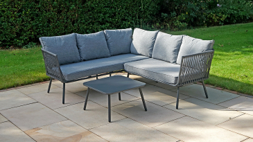 Liv Outdoors - Panama Rope Outdoor Corner Sofa 193 x 180cm Left Corner