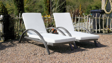 Harts - Premium Rattan Recliner Sun lounger (Set of 2)
