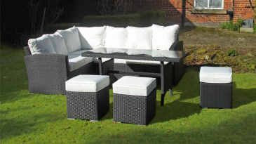 Harts - Premium Rattan Sofa Dining Set - 220cm x 170cm