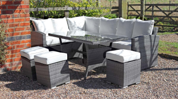 Harts - Premium Rattan Sofa Dining Set - 245cm x 185cm